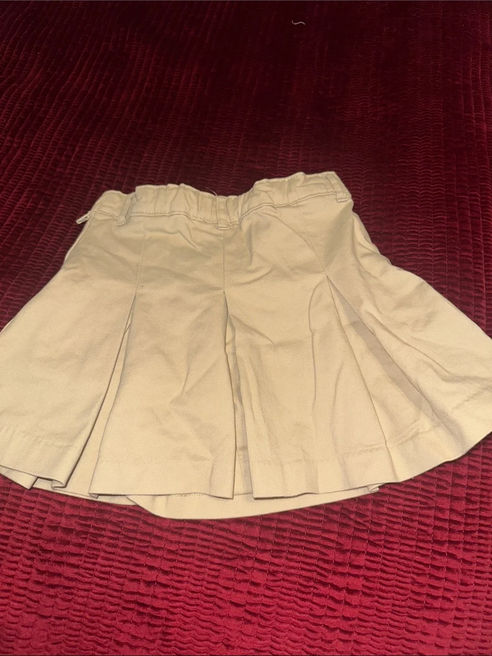 Gymboree Girls Khaki Pleated Skort
